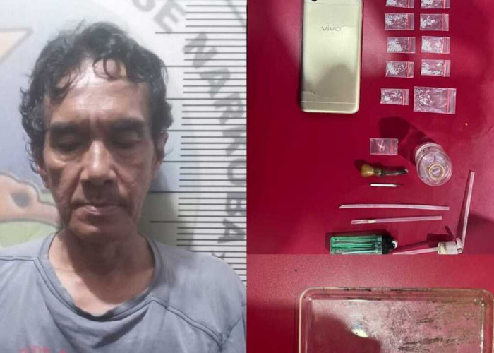 Kedapatan Simpan 10 Paket Sabu, Frengky Diringkus Tim Opsnal Satresnarkoba Polres PRabumulih