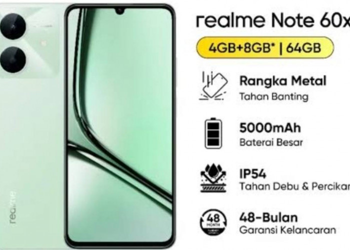Layar realme Note 60x Hadirkan Pengalaman Visual 90Hz yang Nyaman di Mata