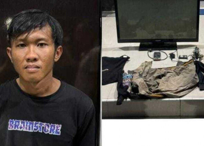 Masuk lewat Ventilasi Gasak Peralatan Elektronik Rp 8 juta, Seorang Buruh di Prabumulih Ditangkap TEKAB Polres
