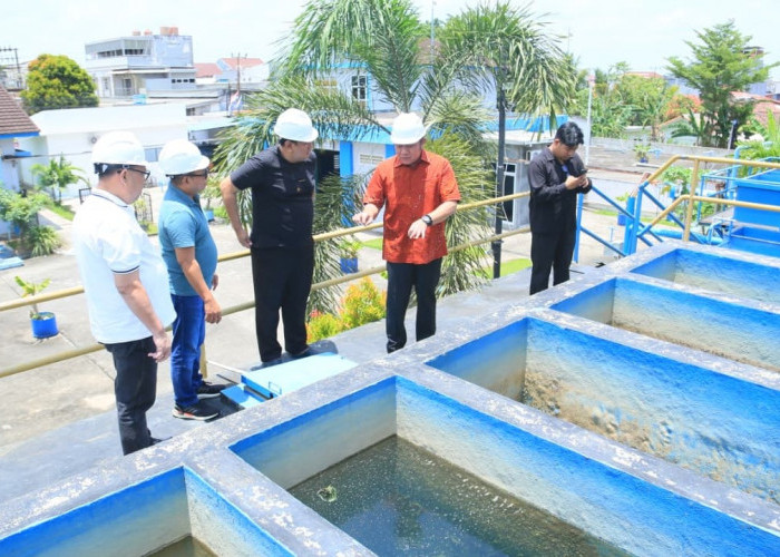 Herman Deru Tinjau PT TSM, Tegaskan Pelayanan Air Bersih Harus Prioritas.