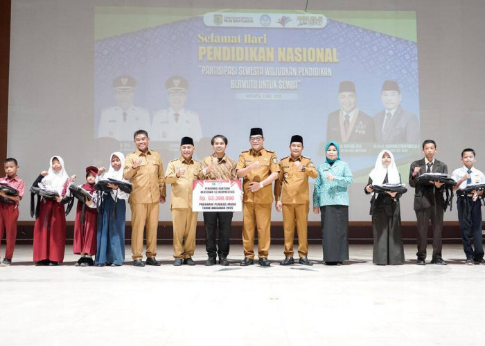 Peringati Hardiknas, Bupati Muba HM Toha Dan Wakil Bupati Rohman Ajak Seluruh Elemen Tingkatkan Kualitas Pendi