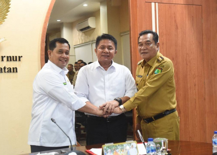 Gubernur Herman Deru Realiasikan Pembagian Porsi  Saham 10 Persen  Pengelolaan Minyak dan Gas Bumi Wilayah Ker