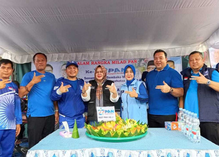 Ribuan Masyarakat Meriahkan HUT ke-27 PAN Ajak Kader PAN Makin Solid Membangun Muara Enim