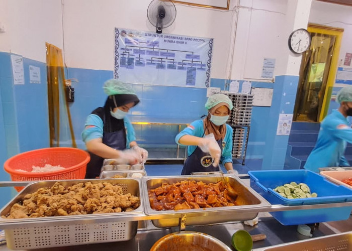 Food Security, SPPG Polres Muara Enim Salurkan 1.214 Porsi MBG