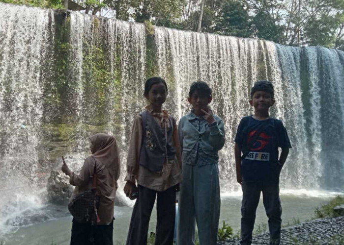 Wisata Lubuklinggau Ramai Usai Lebaran, Air Terjun Temam dan Bukit Sulap Mulai Sepi