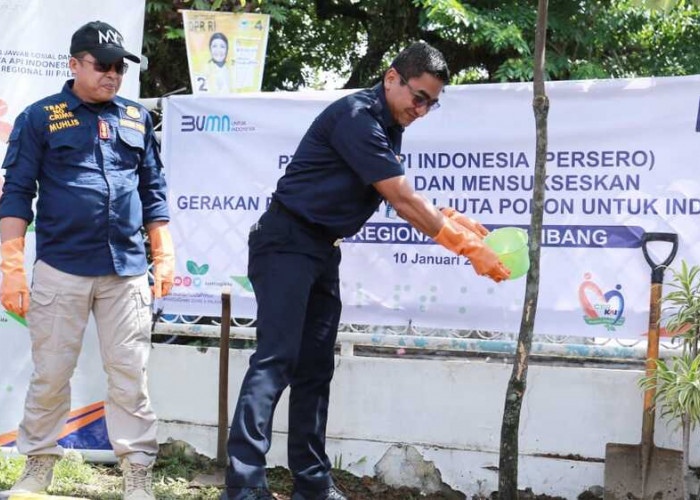 PT KAI Divre III Palembang Dukung Gerakan Satu Juta Pohon: Kontribusi Nyata KAI dalam Pelestarian Lingkungan