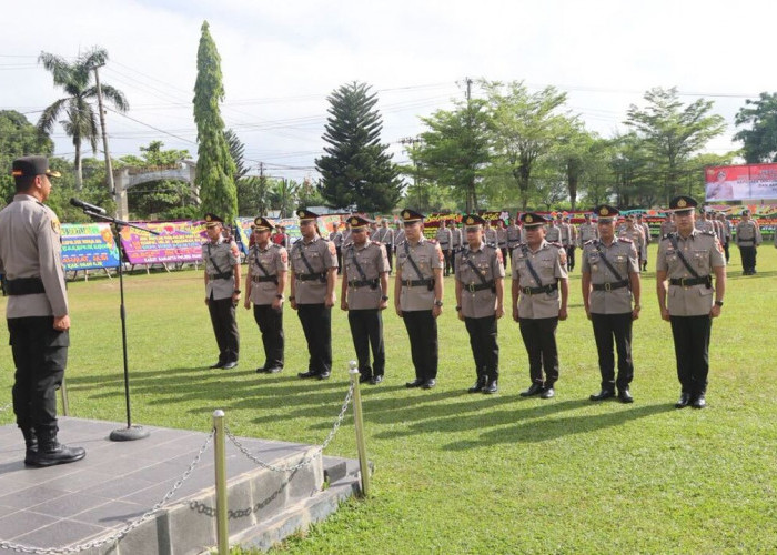 Mutasi Besar di Polres Ogan Ilir, Sejumlah Kapolsek dan Wakapolres Berganti