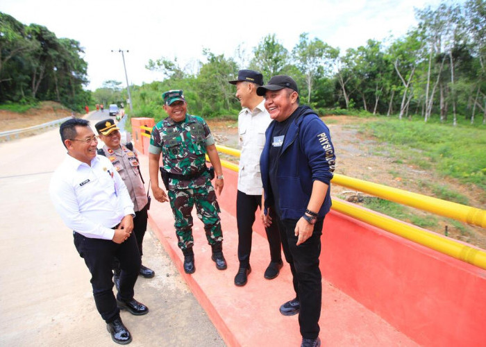 Perkuat Konektivitas dan Pelayanan Dasar, Gubernur Sumsel Resmikan Jembatan Tumpang Sari Kabupaten Pali