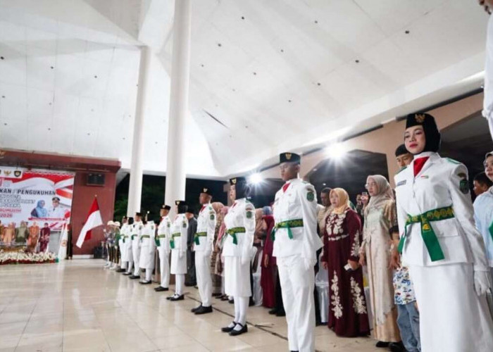 Paskibraka Kota Prabumulih 2026 Resmi Dikukuhkan, Ini Pesan Wali Kota Prabumulih