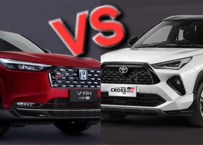 Toyota Yaris Cross Hybrid vas  Honda HR-V RS: Mana SUV Hybrid Paling Cuan? 