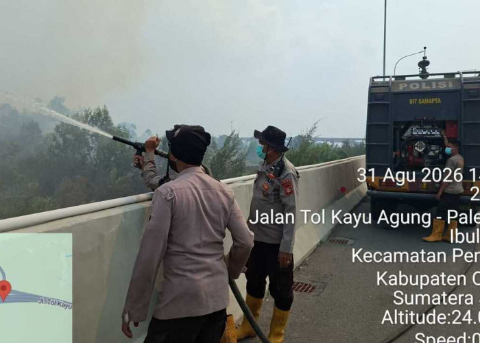 Operasi Aman Nusa II Padamkan Karhutla di Desa Ibul Besar I Ogan Ilir