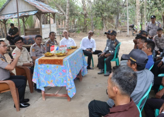 Kapolres Prabumulih Turun ke Desa, Ajak Warga Waspadai Narkoba dan Gangguan Keamanan