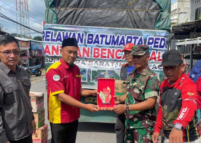 Bantuan Relawan Batumarta OKU Tiba di Lokasi Bencana Alam