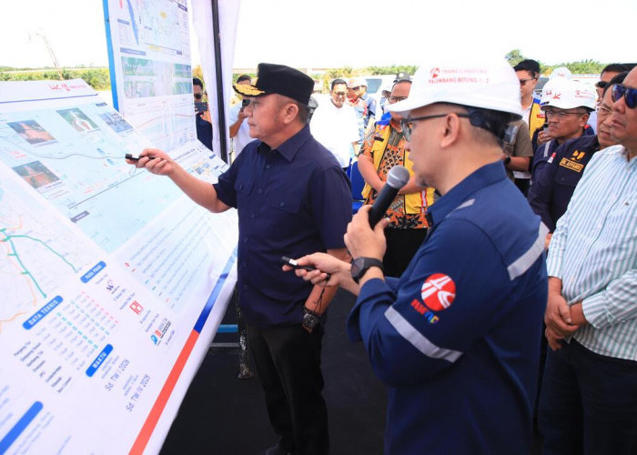 Herman Deru Tinjau Tol Palembang-Betung, Siap Jadi Jalur Alternatif Pemudik?