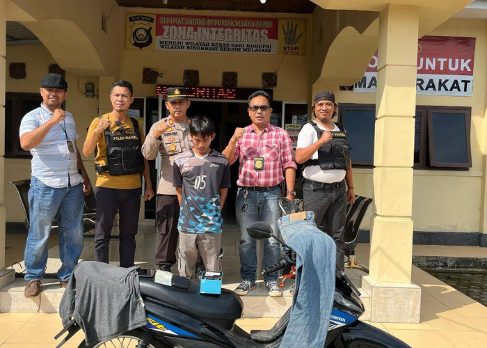 Curi Ponsel, Resedivis Tinggalkan Motor dan Dua Ponsel Lari Ke Hutan