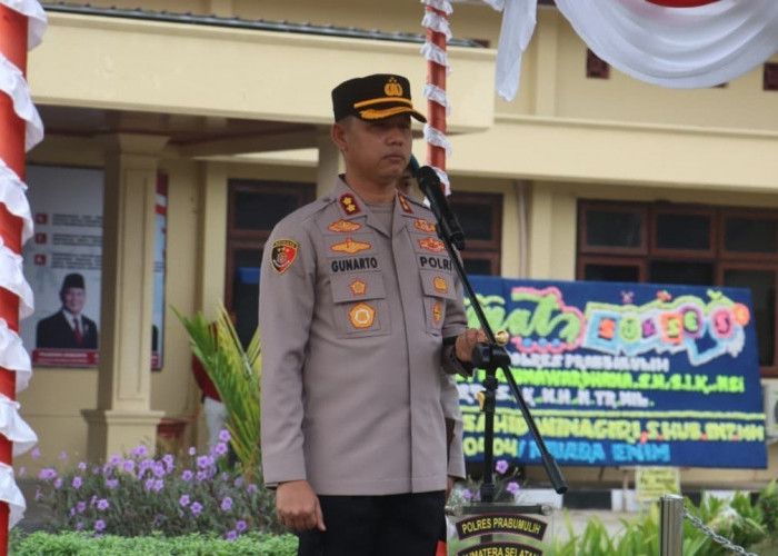 Kapolres Prabumulih AKBP Gunarto Tekankan Profesionalisme dan Disiplin Personel dalam Apel Perdana