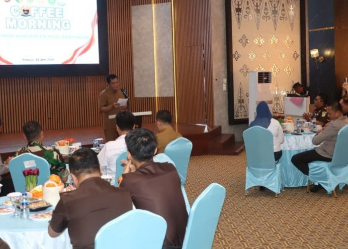 Perkuat Sinergi dan Bahas Isu Strategis, Kapolres Muba Gelar Coffee Morning bersama  Forkopimda
