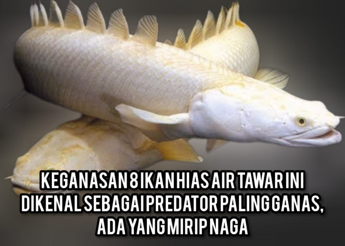 Keganasan 8 Ikan Hias Air Tawar Ini Dikenal Sebagai Predator Paling Ganas, Ada Yang Mirip Naga