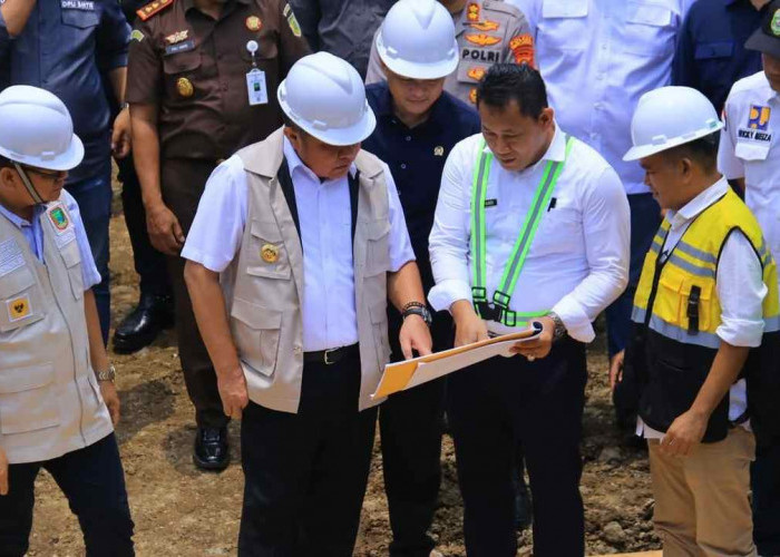 Groundbreaking Jembatan Seleman Ulu, Herman Deru Tegaskan Pembangunan Harus Beri Manfaat Jangka Panjang