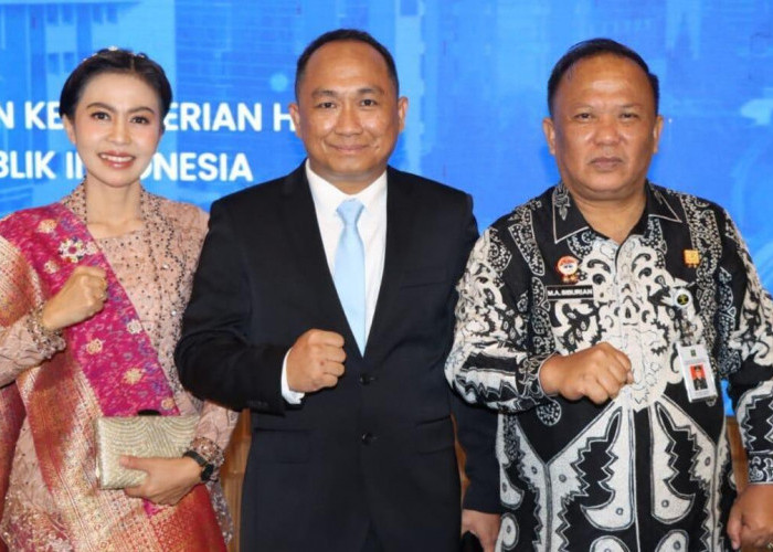 Kadiv PPPH Sumsel Dilantik, Menteri Hukum Tegaskan Integritas