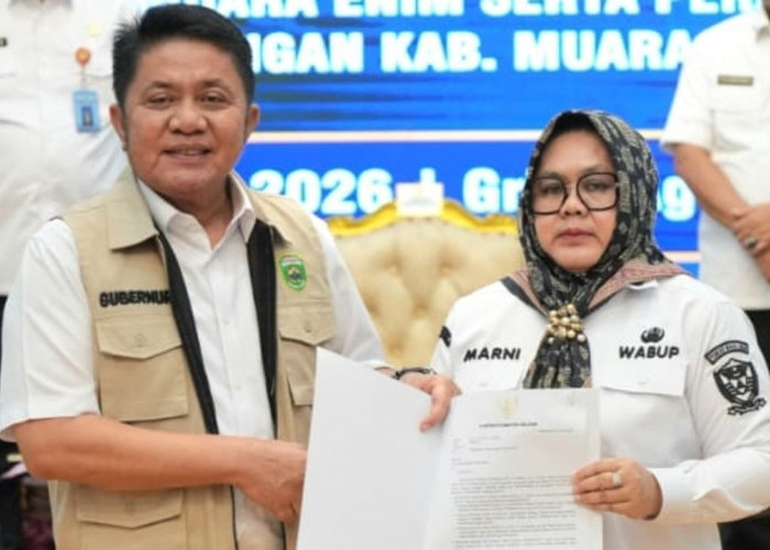 Gubernur Sumsel Tunjuk  Sumarni Sebagai Plt Bupati Muara Enim