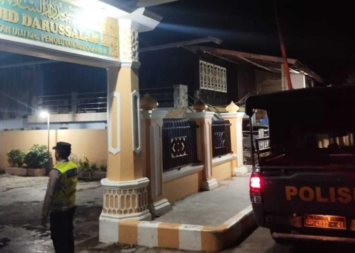 Sejumlah Masjid di Pemulutan Ogan Ilir Ini Diamankan Polisi saat Gelar Sholat Taraweh