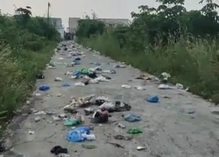 Sampah Menumpuk dan Berserakan di Tengah Jalan, Warga Gunung Ibul Resah