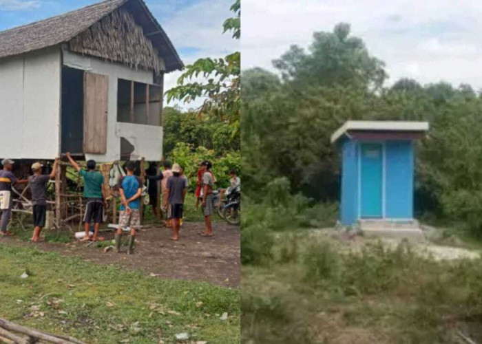 WC di Tengah Semak Belukar, Pemdes Sampai Gotong Rumah Warga Ternyata Ini Alasannya