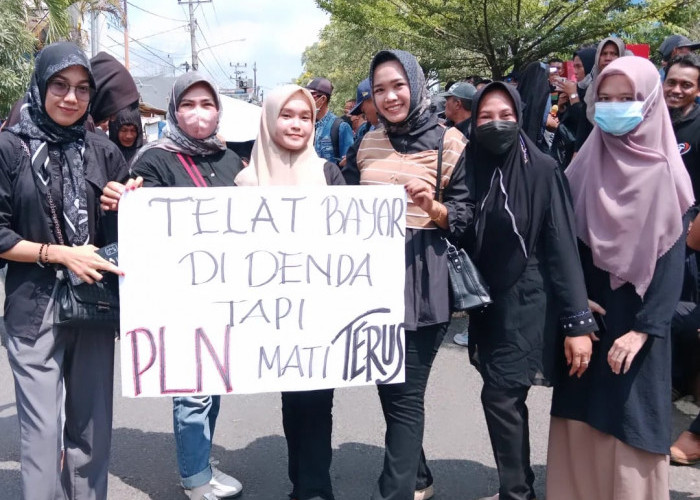 Kesal Listrik Sering Padam, Warga OKU Demo ke PLN Baturaja