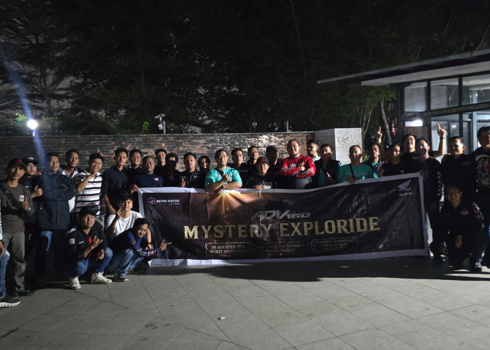Eksplorasi Penuh Tantangan, ADV 160 Mystery Exploride Satukan Komunitas Honda Sumsel