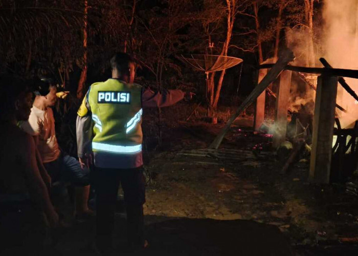 Satu Rumah di OKUT Habis Terbakar, 4 anak Tewas