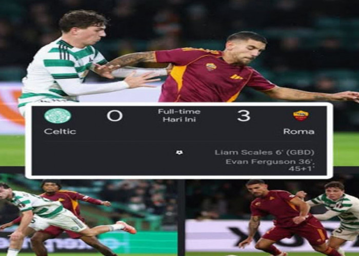 Hasil Liga Eropa: Roma Bungkam Celtic 3-0, Ferguson Bersinar dan Celtic Gagal Penalti!