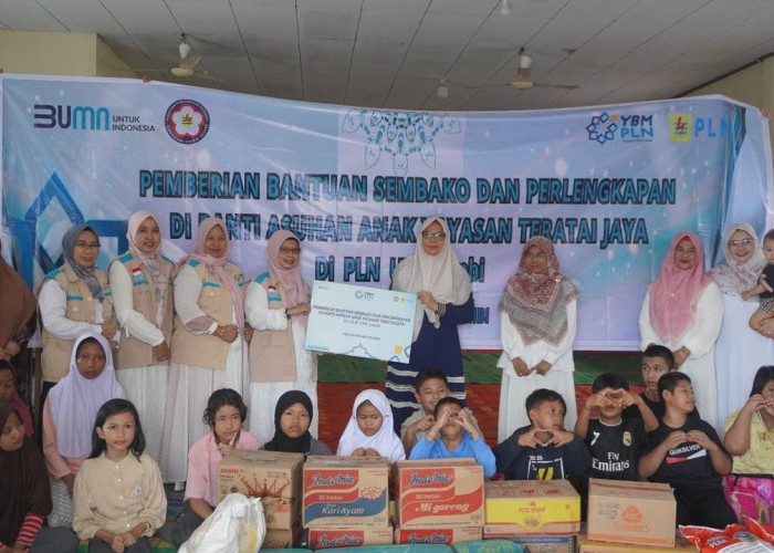 YBM PLN Jambi Berbagi Kebahagiaan Jelang Ramadhan di Rumah Asuhan Umi Ikhlas dan Yayasan Teratai Jaya