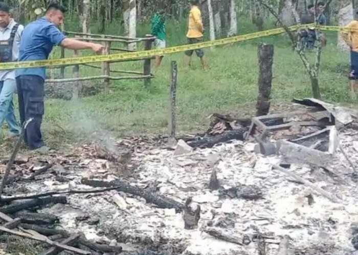 Kebakaran Pondok Kebun di Babat Toman Tewaskan Ayah dan Anak 