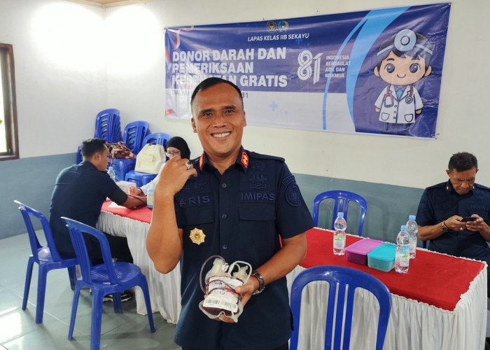 787 Warga Binaan Lapas Kelas IIB Sekayu Terima Remisi HUT ke-81 Kemerdekaan RI, 17 Orang Langsung Bebas