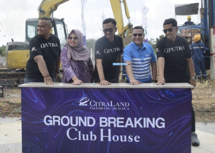 CitraLand Palembang Groundbreaking Club House Baru, Siap Jadi Ikon Gaya Hidup Modern