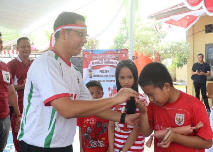 Semarak HUT ke-81 RI, Polsek RKT Prabumulih Gelar Lomba dan Pererat Kebersamaan dengan Warga