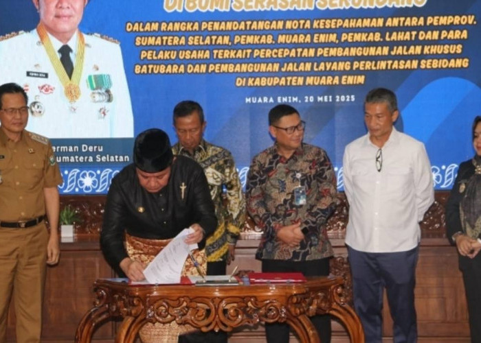 Dorong Percepatan Pembangunan Jalan Khusus Batu Bara dan 5 Flyover di Muara Enim
