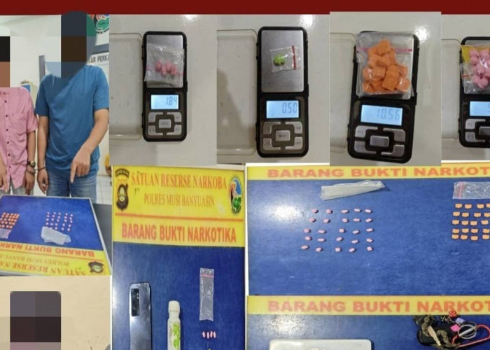 2 Pengedar Narkoba di Sungai Lilin diamankan 