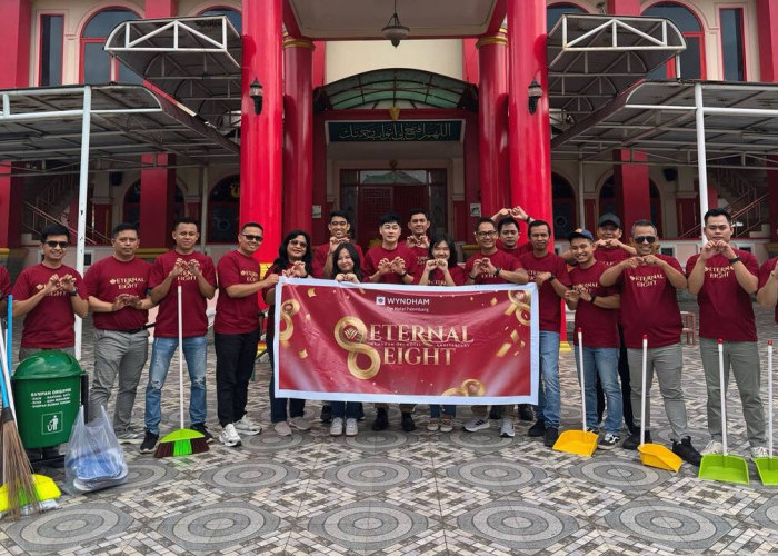 Wyndham Opi Hotel Palembang Rayakan Ulang Tahun ke-8 dengan Aksi Kepedulian Sosial