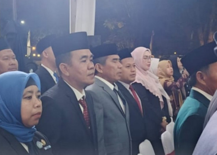 Pejabat Lapas Kayuagung Hadiri Pengukuhan 40 Anggota Paskibraka OKI 2025