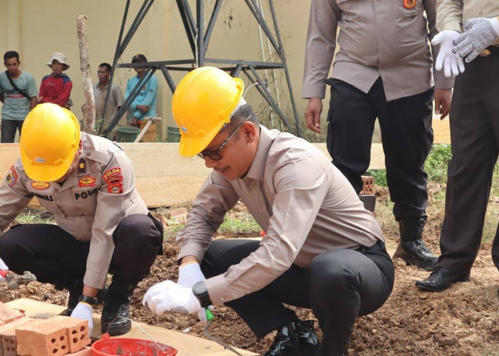 Dukung Program Prioritas Nasional, Polres Muba Bangun Gedung SPPG