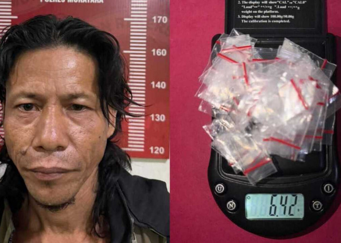 Polres Muratara Ungkap Pengedar Sabu di Muara Kulam, Puluhan Paket Disita