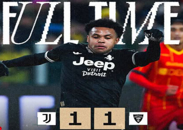 Hasil Juventus vs Lecce: Juventus Ditahan Lecce 1-1.