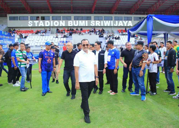 Sekda Sumsel Edward Candra Resmi Buka Turnamen Sepak Bola RS Siti Fatimah Cup IV 2026