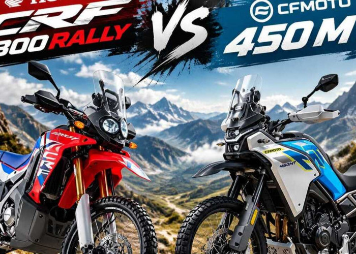 CFMoto 450MT Tantang Honda CRF300 Rally, Siapa Raja Medan Adventure??
