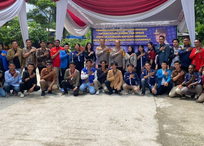 Polda Sumsel Gandeng BPDAS untuk Hijaukan Tanah Air