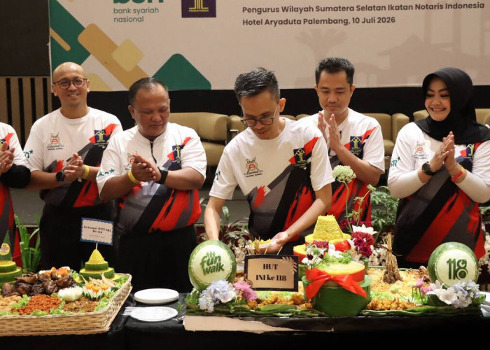 Kemenmum Sumsel Semarakkan HUT ke-118 INI, Fun Walk dan FGD Pererat Sinergi Notaris