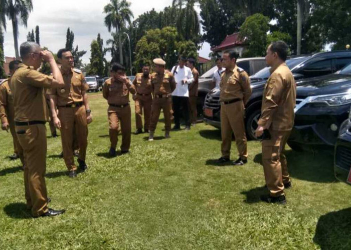 Muchendi Cek Aset Bergerak yang Dimiliki Pemkab OKI