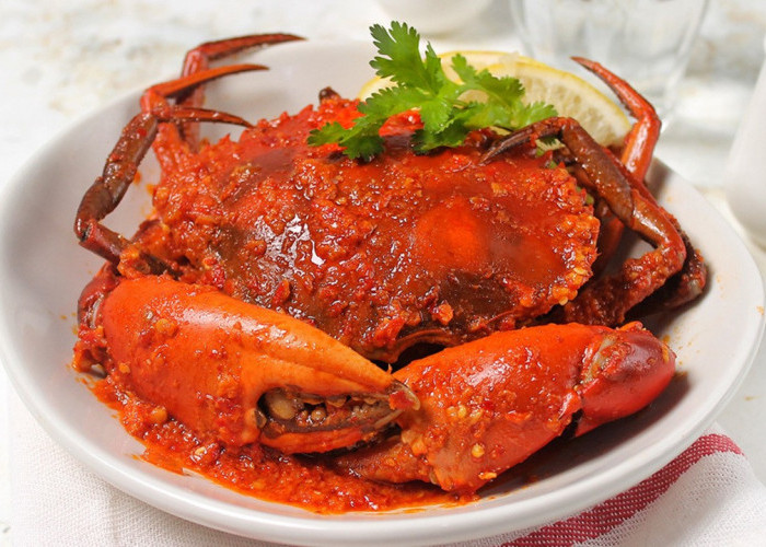 Sensasi Pedas Gurih dalam Seporsi Kepiting Saus Cili yang Menggoda Selera